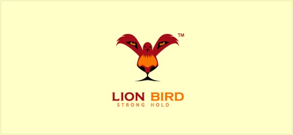 lion bird logo tasarım