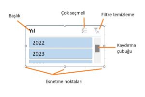 excel dilimleyici