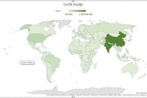 Excel'de dünya haritası grafiği