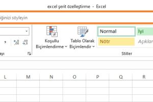 1-excel menü