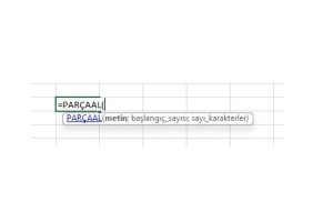 excel parçaal