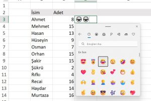 2-excel emoji