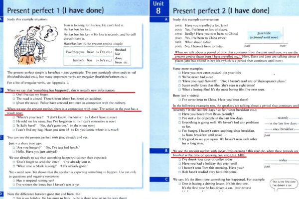 present perfect tense cümle örnekleri