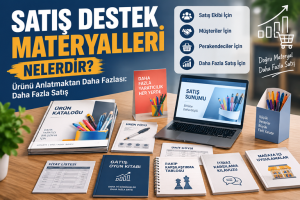 satış destek materyali